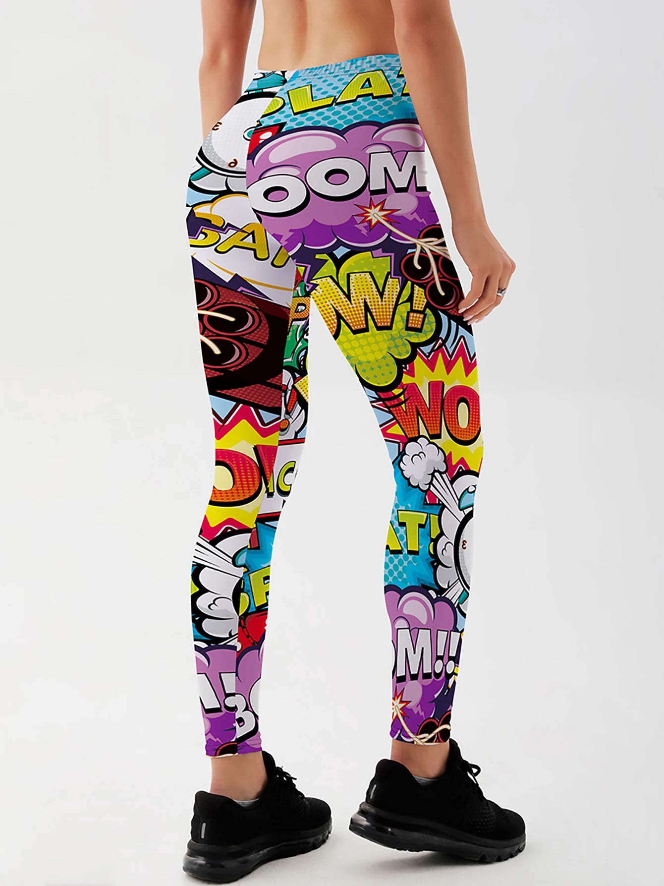 3D Printed Leggings Push Up Leggins Sport Women Fitness Running Pants Cartoon Comic Game Styles Girl Leggins