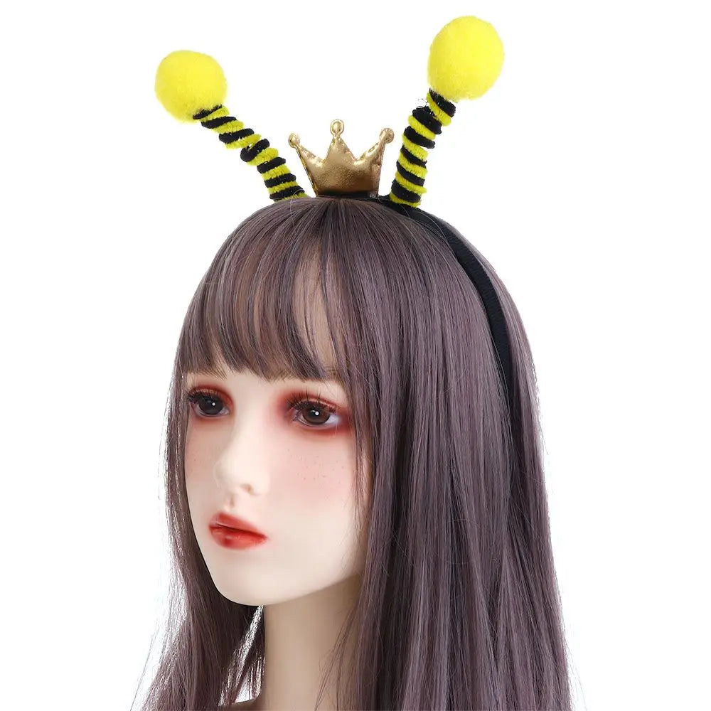 Children's Stage Performance Decoration Props Little Bee Tentacle Hair Hoop Cartoon Headband Holiday Headwear