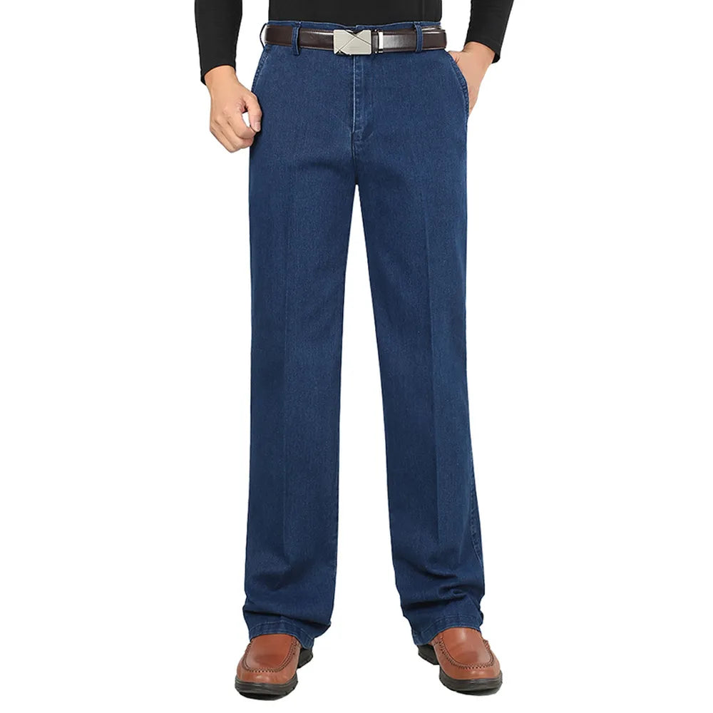 Stretch Slim Fit Men's Jeans Designer High Quality Classic Denim Pants Summer Baggy Jeans Men Fashion Elasticity