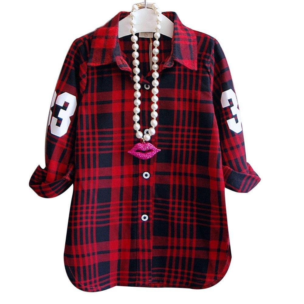 Baby girl flannel shirt sale