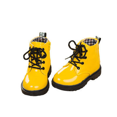 children martin boots girls boys winter shoes kids rain boots PU Leather Kids Sneakers - CelebritystyleFashion.com.au online clothing shop australia