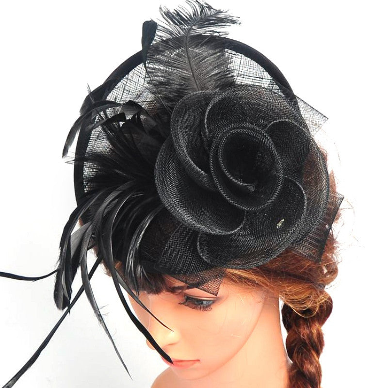 Women's Pretty Fascinator Hat Headbands Cocktail Wedding Church Headpiece - CelebritystyleFashion.com.au online clothing shop australia