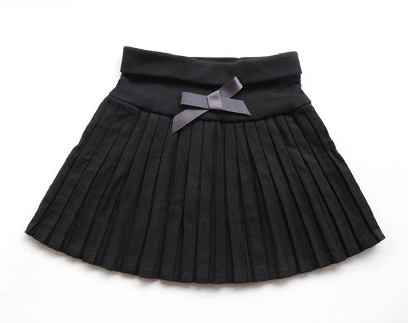 clothing girl's bust skirt thin woolen pleated skirt black/gray 3T~12 - CelebritystyleFashion.com.au online clothing shop australia