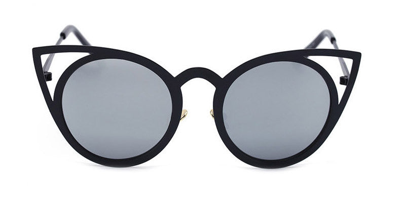 BOUTIQUE Newest Fashion Women Round Cat eye Sunglasses UV400 High Quality Metal Frame Colorful Glasses Oculos De Sol - CelebritystyleFashion.com.au online clothing shop australia