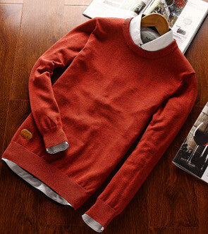 Men Classical Polo Sweater Man Causal Brand Long Sleeve Cotton O Neck Spring Autumn Winter Pullovers Plus Size Knitwear - CelebritystyleFashion.com.au online clothing shop australia