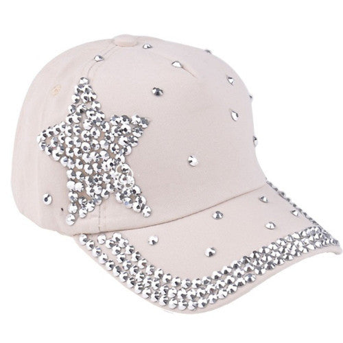 Amazing 5 Colors Fashion Children Kids Baseball Cap Rhinestone Star Shaped Boy Girls Snapback Hat Summer - CelebritystyleFashion.com.au online clothing shop australia