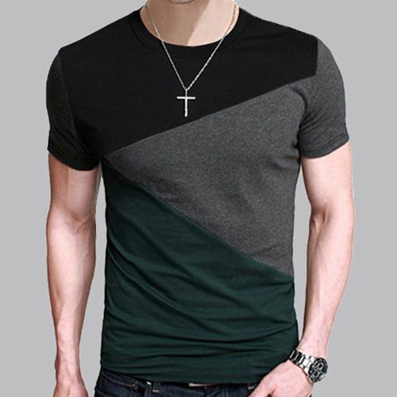 6 Designs Mens T Shirt Slim Fit Crew Neck T-shirt Men Short Sleeve Shirt Casual tshirt Tee Tops Mens Short Shirt Size M-5XL - CelebritystyleFashion.com.au online clothing shop australia