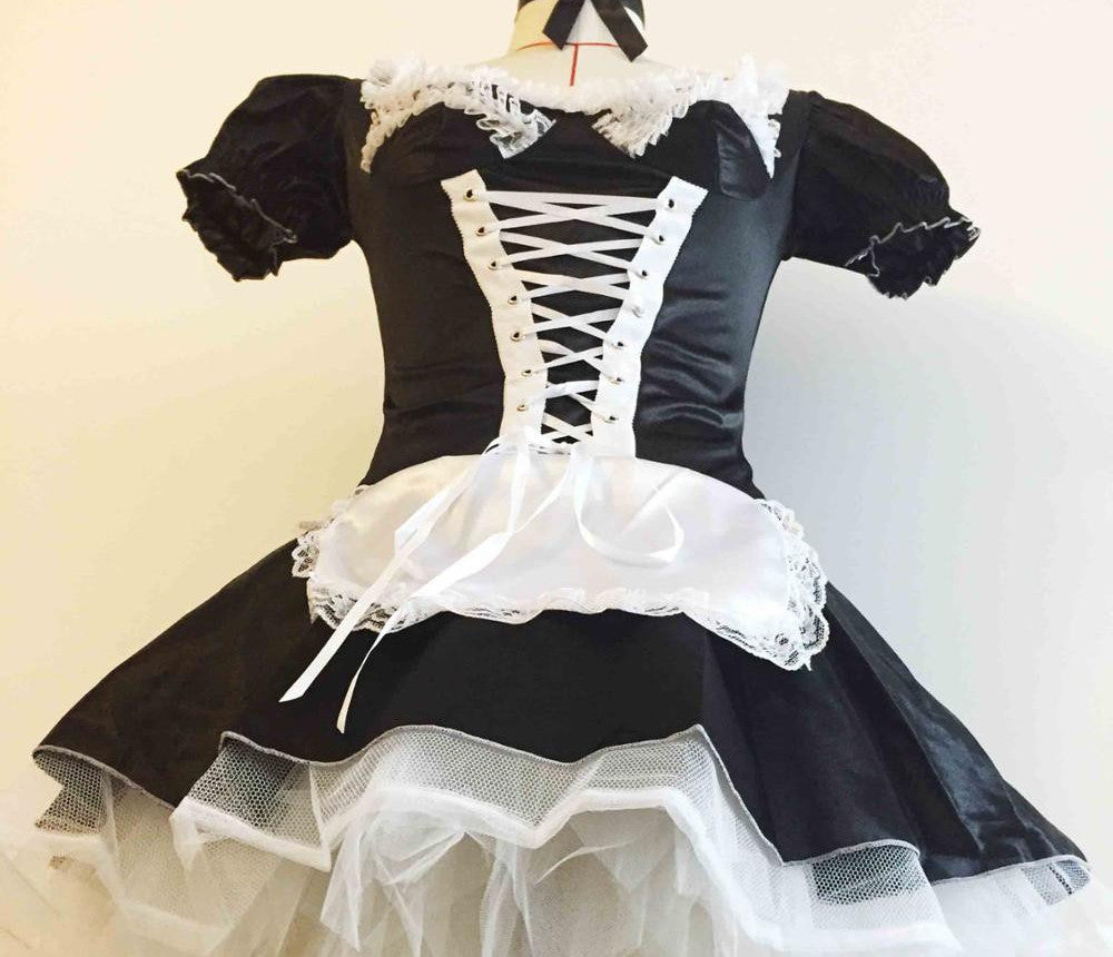 Plus Women Sexy Late Nite French Maid Costume Sexy Women Exotic Servant Cosplay Dress - CelebritystyleFashion.com.au online clothing shop australia