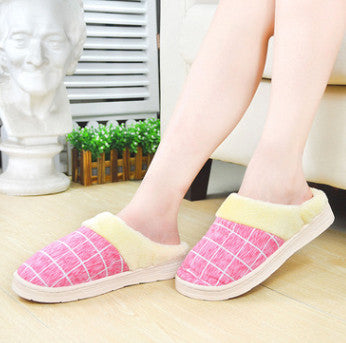 cotton slippers lovers household slippers to keep warm shoes - CelebritystyleFashion.com.au online clothing shop australia