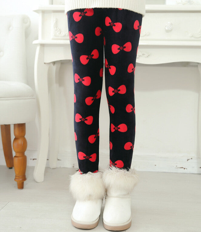 New Winter Girls leggings Children kids Pants Plus Velvet Thick Warm Pants Kids Trousers children's clothing bobo choses - CelebritystyleFashion.com.au online clothing shop australia