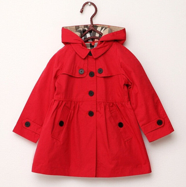 Red Kahiki New Fashion baby winter long sleeve jacket children cotton clothes toddler girls warm coat kids outwear - CelebritystyleFashion.com.au online clothing shop australia