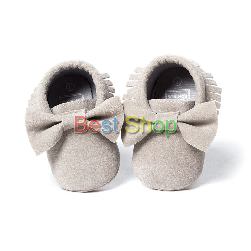 Cute Butterfly-knot Tassels Baby Moccasin Quality Infant Babies First Walkers Newborn Footwears Indoor Boots - CelebritystyleFashion.com.au online clothing shop australia