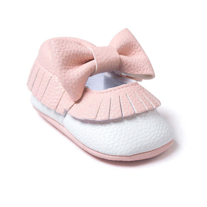 Baby Girls Mary Jane Flower Baby Shoes PU Leather Baby Moccasins Gold Bow Girls First Walker Toddler Moccs - CelebritystyleFashion.com.au online clothing shop australia