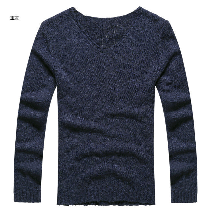 Pullover Men V neck Sweater Men's Brand Slim Fit Pullovers Casual Sweater Knitwear Pull Homme High Quality New Fashion - CelebritystyleFashion.com.au online clothing shop australia