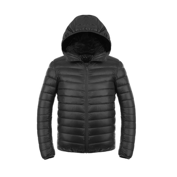 Winter Jacket men 90 Duck Down Jacket Men Ultralight Down Jacket With a Hood Outdoors Winter Parka With Carry Bag doudoune - CelebritystyleFashion.com.au online clothing shop australia