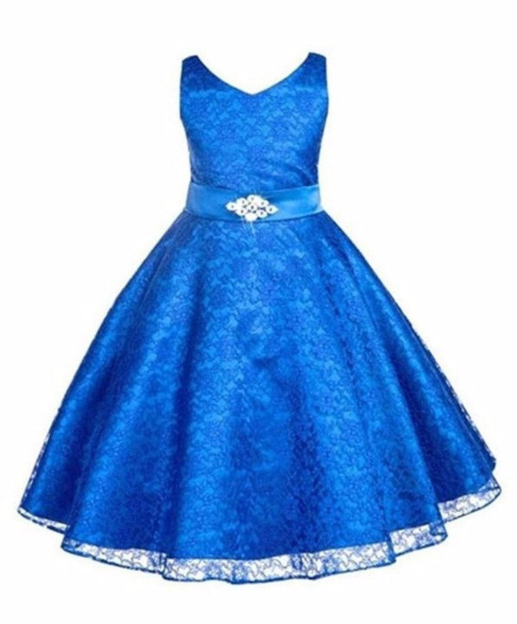 High Quality girl dress New Year Party Dress Christmas Dress for Girl Sleeveless Lace Princess 3-14Yrs Girls clothes - CelebritystyleFashion.com.au online clothing shop australia