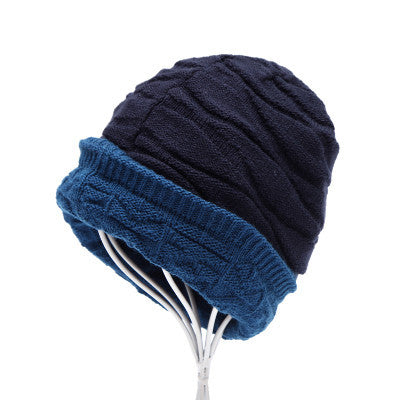 Unisex Spring Fashion Beanies Knit Beani Hat Winter Hat For Man And Women Solid Color Elastic Hip-Hop Cap Gorro Two Styles - CelebritystyleFashion.com.au online clothing shop australia