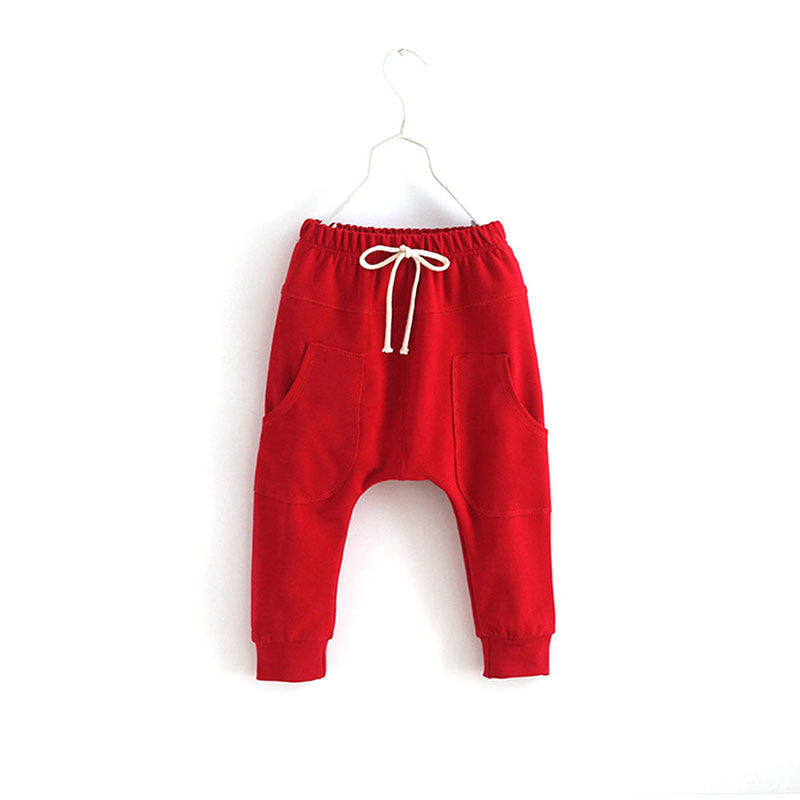 Toddler Child Jersey Harem Pants Baby Boy Bottoms Girl Elastic Trousers 2-7Y - CelebritystyleFashion.com.au online clothing shop australia