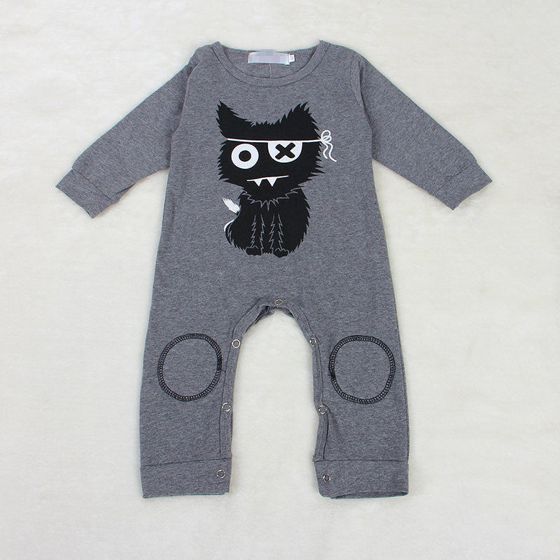 Menoea Baby Boys Girls Romper Infant Cute Cartoon Long Sleeve Jumpsuit Toddler Cartoon Clothing Sets New born Baby Clothes +Pant - CelebritystyleFashion.com.au online clothing shop australia