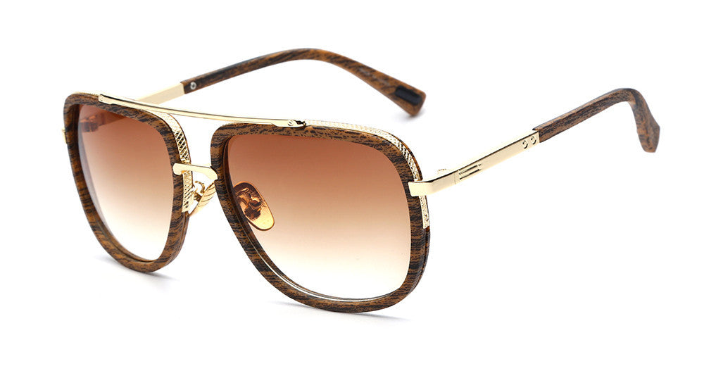 Fashion Sunglasses Men Brand Designer Gold Frame Sunglasses Men Square Shaped Retro Male Women Eyewear - CelebritystyleFashion.com.au online clothing shop australia