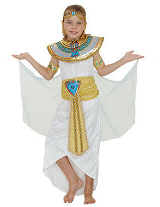 Egypt Queen Costumes Princess Royal Golden Women Men Costume Masquerade theme Party adult halloween cosplay kids child clothing - CelebritystyleFashion.com.au online clothing shop australia