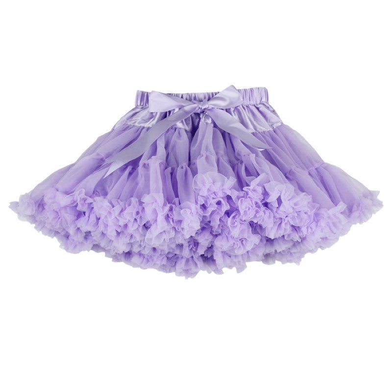 Girls Fluffy 2-18 Years Chiffon Pettiskirt Solid Colors tutu skirts girl Dance Skirt Christmas Tulle Petticoat - CelebritystyleFashion.com.au online clothing shop australia