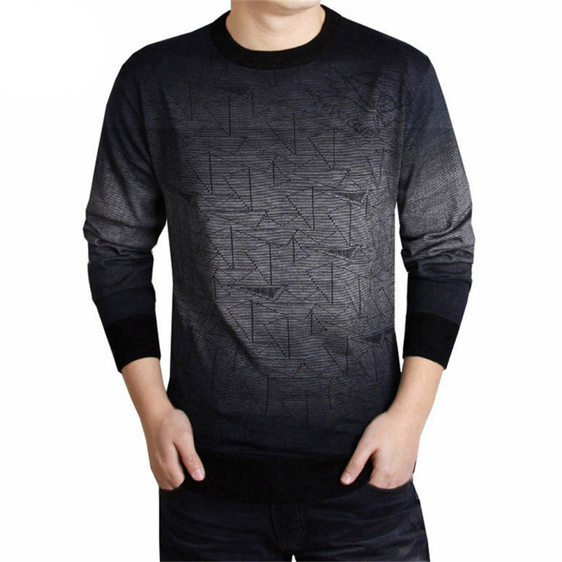 High Quality New Autumn Winter Dress Knitted Sweater Men Clothing Brand Casual Shirt Cashmere Wool Pullover O-Neck S - XXXL - CelebritystyleFashion.com.au online clothing shop australia