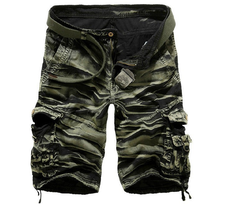 Mens Military Cargo Shorts Brand New Army Camouflage Shorts Men Cotton Loose Work Casual Short Pants Plus Size No Belt - CelebritystyleFashion.com.au online clothing shop australia