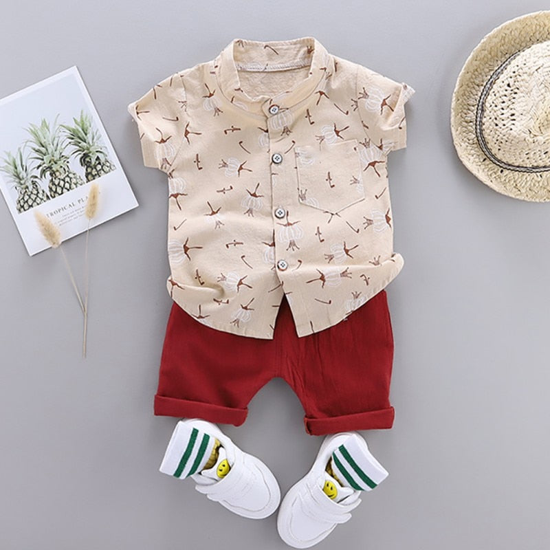 Clothes Sets Boys T-shirt and Shorts Pants 2 pieces Clothing sets Baby Boys clothes