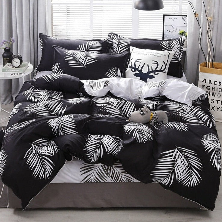 Nordic Simple Bedding Set Adult Duvet Cover Sets Bedclothes Bed Linen Sheet Single Double Queen King size Qulit Covers 240/220