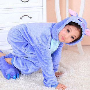 20 Style 2-11Y Girls Boys Winter Children Flannel Animal pajamas Kid Clothes Cute pyjamas Hooded Romper Sleepwear Without Shoes - CelebritystyleFashion.com.au online clothing shop australia