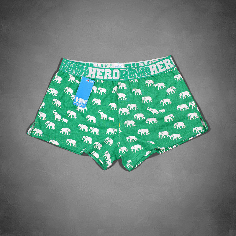 Pink Hero shorts men 100% cotton fashion cueca boxers men Black color boxershort high quality long boxers - CelebritystyleFashion.com.au online clothing shop australia