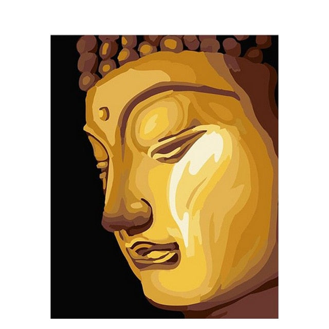buddha pictures canvas art painting diy oil paint by numbers custom paint by numbers set wall decor seven wall arts