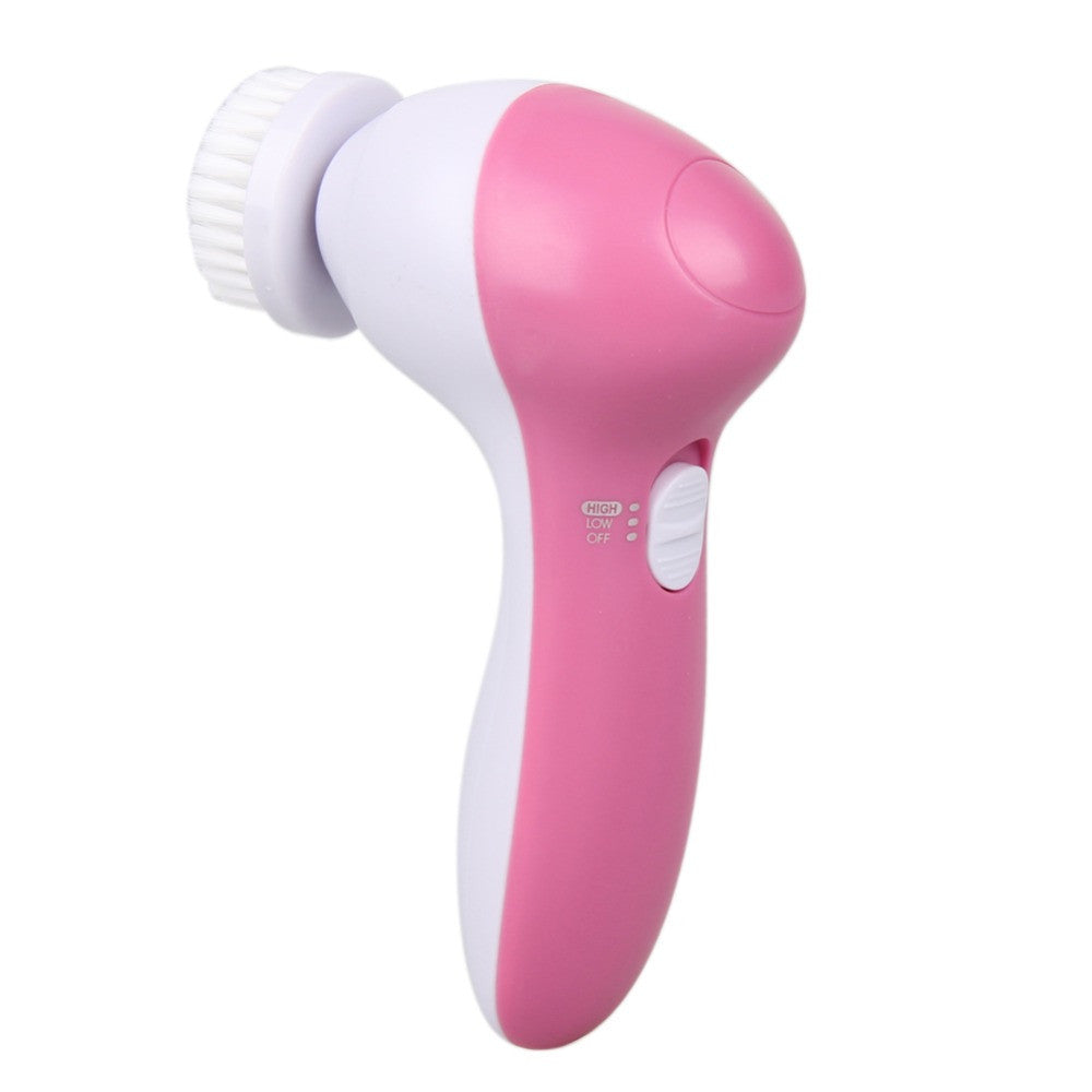 Deep Clean 5 In 1 Electric Facial Cleaner Face Skin Care Brush Massager