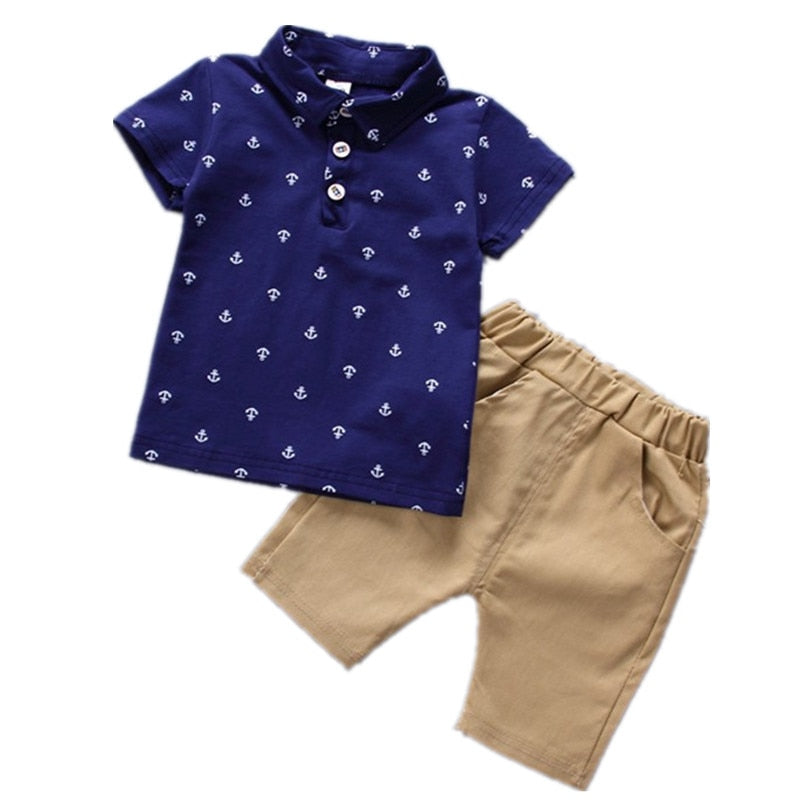 Clothes Sets Boys T-shirt and Shorts Pants 2 Pieces Clothing Sets Clothing Baby Boys Clothes