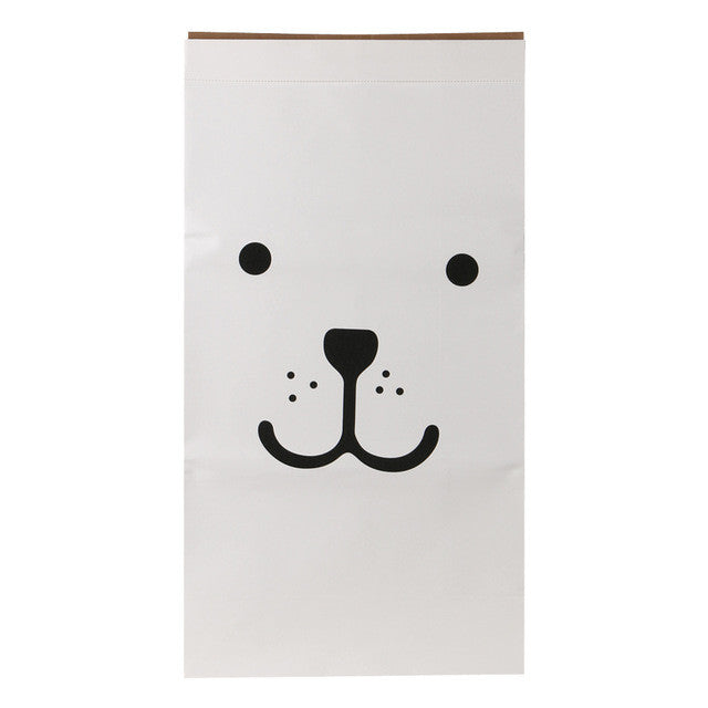 Canvas Storage Bag Large Cartoon Heavy Kraft Paper Bag Children Room Organizer Bag Patterns Laundry Pouch for Baby Toy Clothings