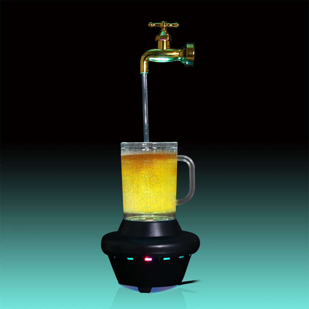 Magic Faucet Mug LED Floating Water lamp Water Fountain Light Ornament Night Illusion Decor