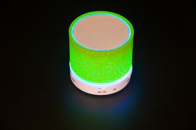 LED MINI Bluetooth Speaker BS008 Wireless Portable Music Speaker Sound Box Subwoofer TF USB Loudspeakers For phone PC