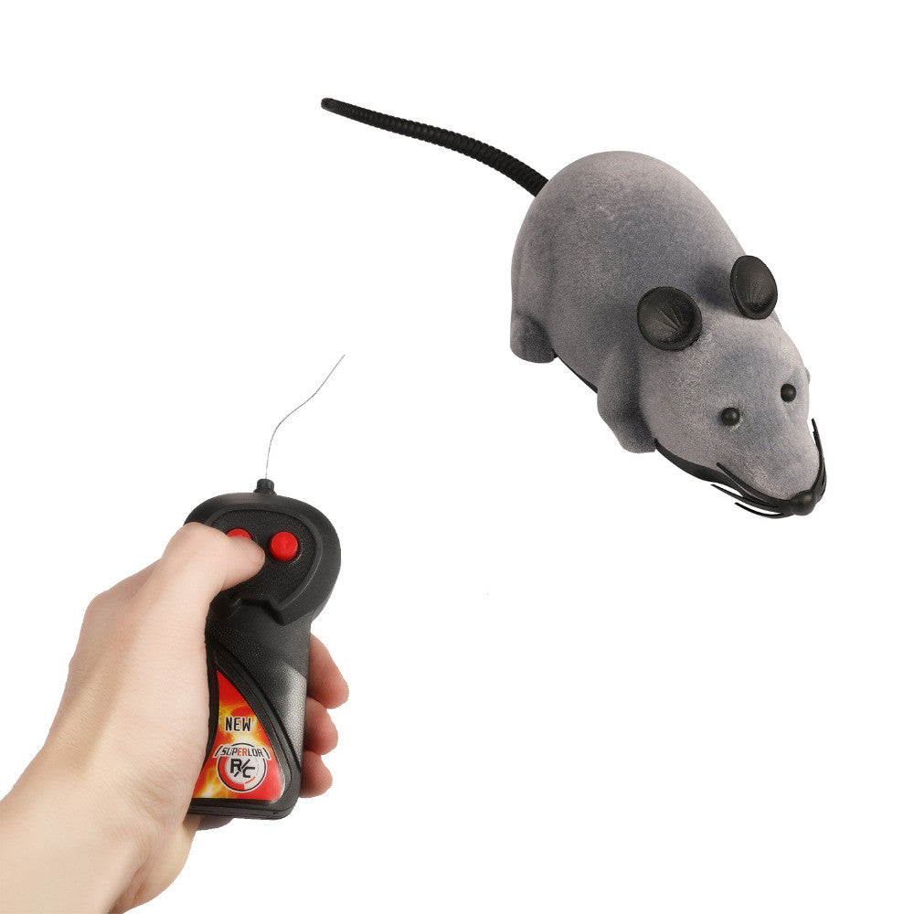 RC Wireless Simulatio Remote Control Rat Mouse Toy For Cat Dog Pet Novelty