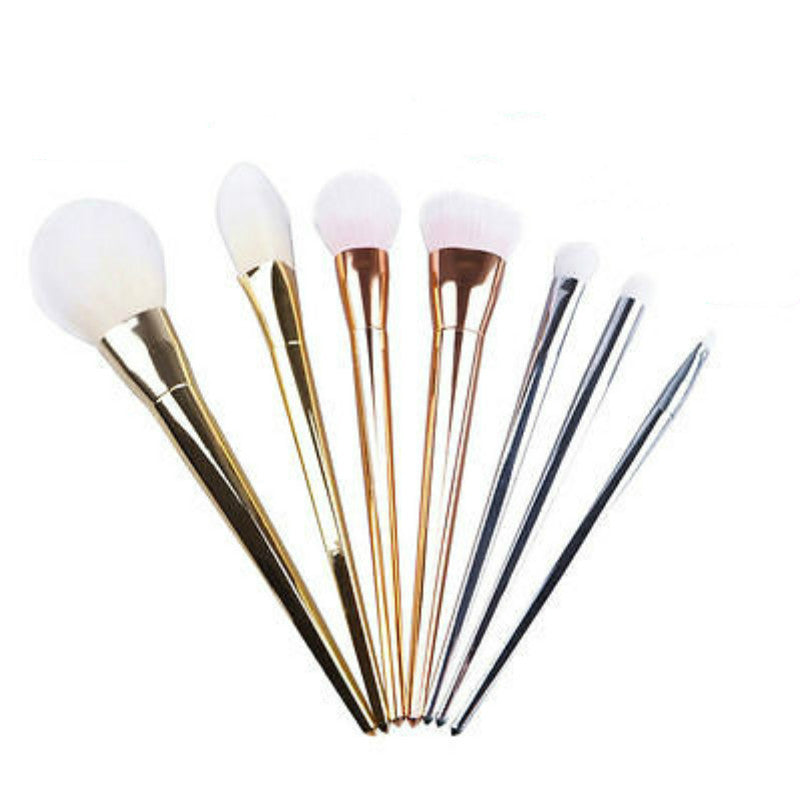 7pcs Makeup Cosmetic Brushes Set Powder Foundation Eyeshadow Lip Brush Tool