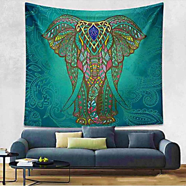 Indian Mandala Tapestry Hippie Wall Hanging Tapestries Boho Bedspread Beach Towel Yoga Mat Blanket Table Cloth 210*150/150*130c