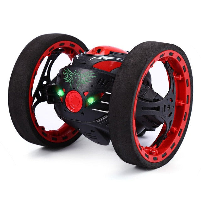 Mini Bounce Car PEG SJ88 RC Cars 4CH 2.4GHz Strong Jumping Sumo RC Car with Flexible Wheels Remote Control Robot Car