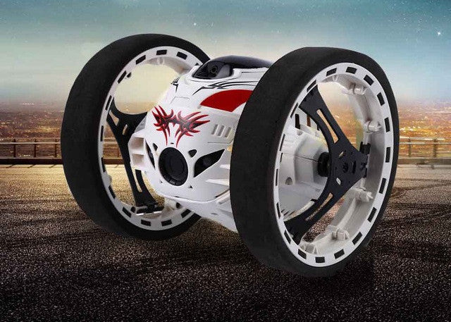 Mini Bounce Car PEG SJ88 RC Cars 4CH 2.4GHz Strong Jumping Sumo RC Car with Flexible Wheels Remote Control Robot Car