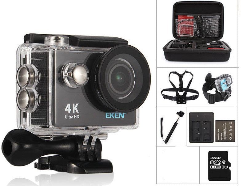 Original eken H9/H9R action camera 4K wifi Ultra HD 1080p/60fps 720P/120FPS pro waterproof mini cam bike video go sports camera