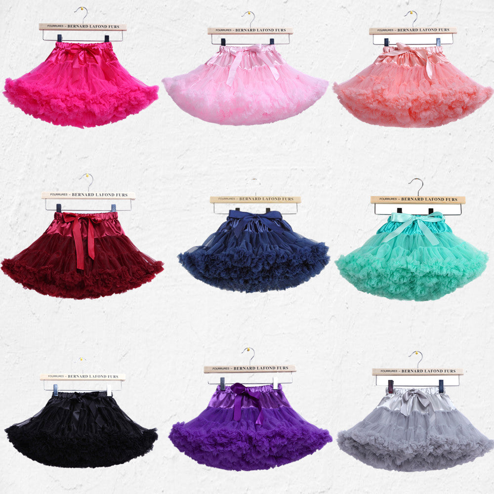 Baby Girls Chiffon Fluffy Pettiskirts Tutu Princess Party Skirts Ballet Dance Wear Kids Petticoat Clothes - CelebritystyleFashion.com.au online clothing shop australia