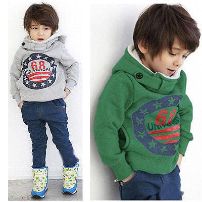 Baby Boys Kids' Thick Coat Tops Hoodies Jacket Sweater Outwear Pullover 2-7Y - CelebritystyleFashion.com.au online clothing shop australia