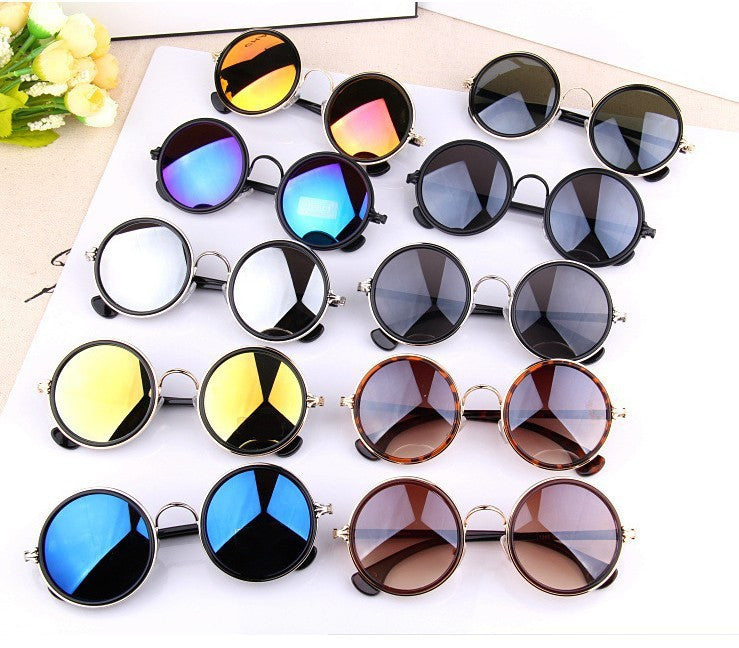 Colorful Vintage Sunglasses Women Round Sun Glasses Coating Sunglass Shades Steampunk Oculos De Sol Feminino Gafas - CelebritystyleFashion.com.au online clothing shop australia