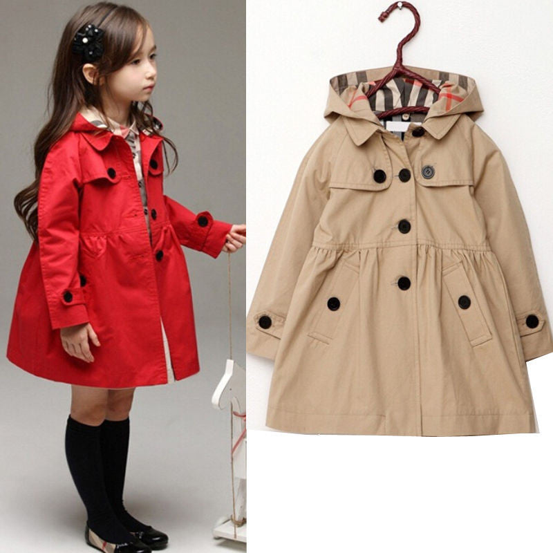 Red Kahiki New Fashion baby winter long sleeve jacket children cotton clothes toddler girls warm coat kids outwear - CelebritystyleFashion.com.au online clothing shop australia