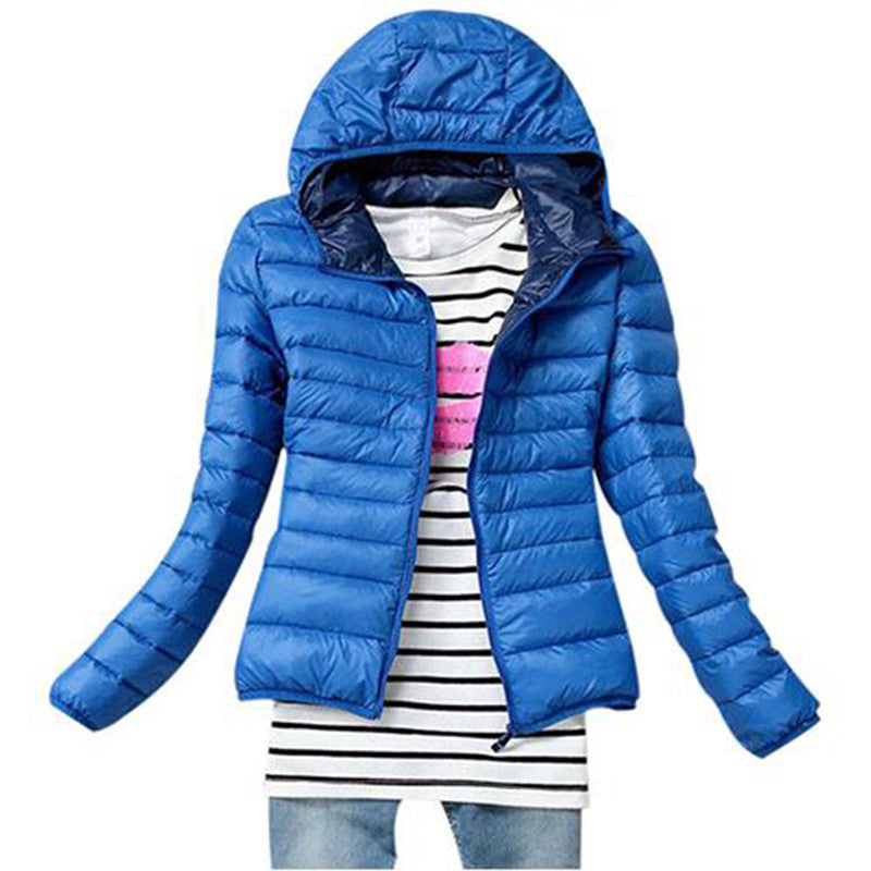 5 Color New Winter Jacket Women Outerwear Slim Hooded Down Jacket Woman Warm Down Coat padded - CelebritystyleFashion.com.au online clothing shop australia