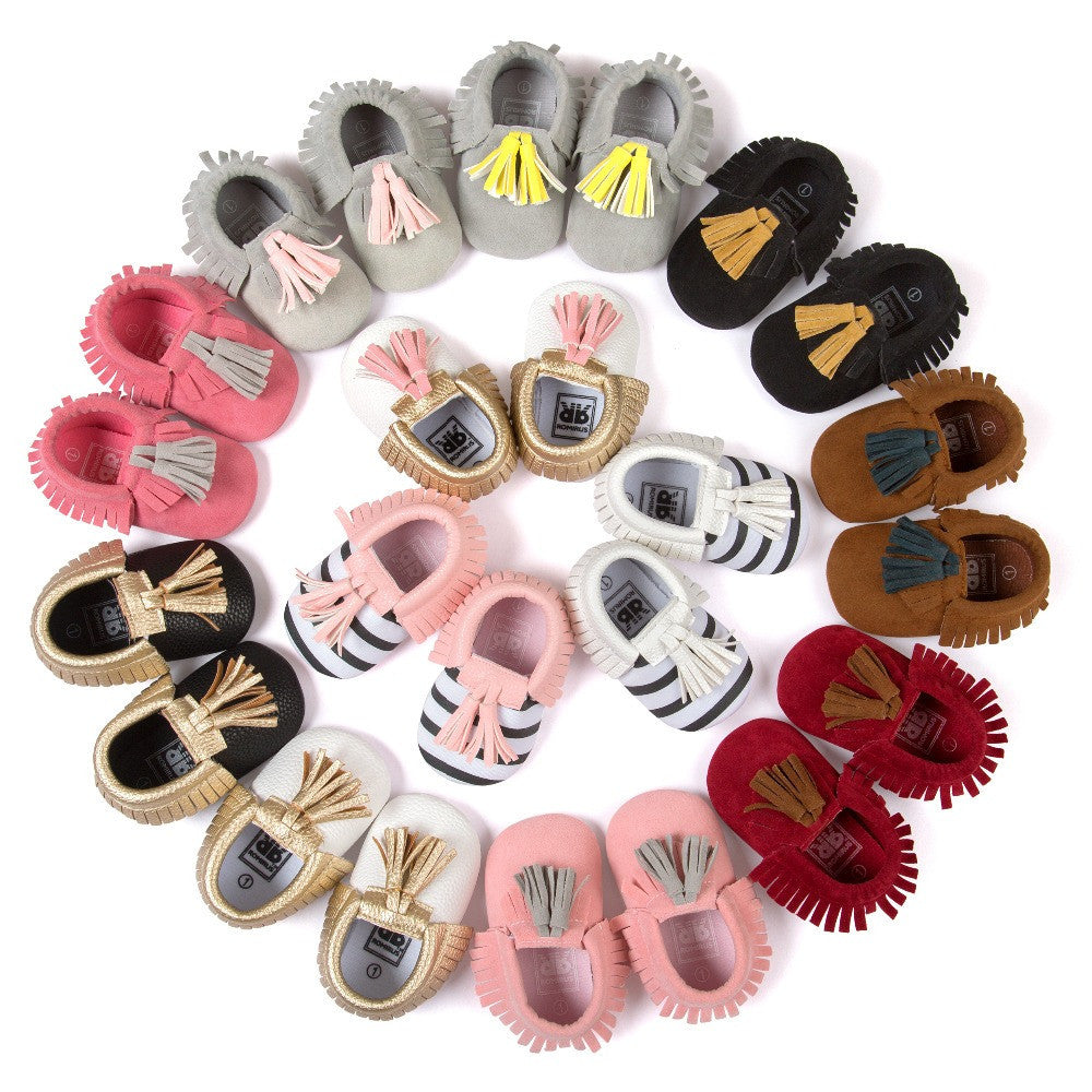 Fashion New Styles Suede PU Leather Infant Toddler Newborn Baby Children First Walkers Crib Moccasins Soft Moccs Shoes Footwear - CelebritystyleFashion.com.au online clothing shop australia